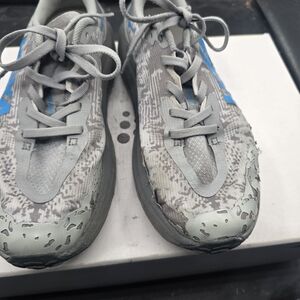 Gray‎ and Blue Kids Sneakers